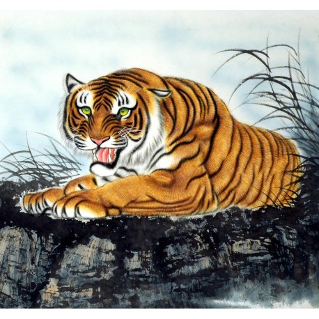 Chinese Tiger Painting - CNAG010013