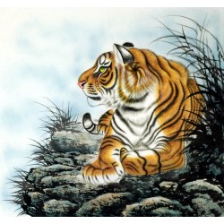 Chinese Tiger Painting - CNAG010014