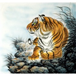 Chinese Tiger Painting - CNAG010015
