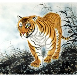 Chinese Tiger Painting - CNAG010017