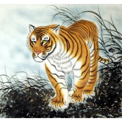 Chinese Tiger Painting - CNAG010020