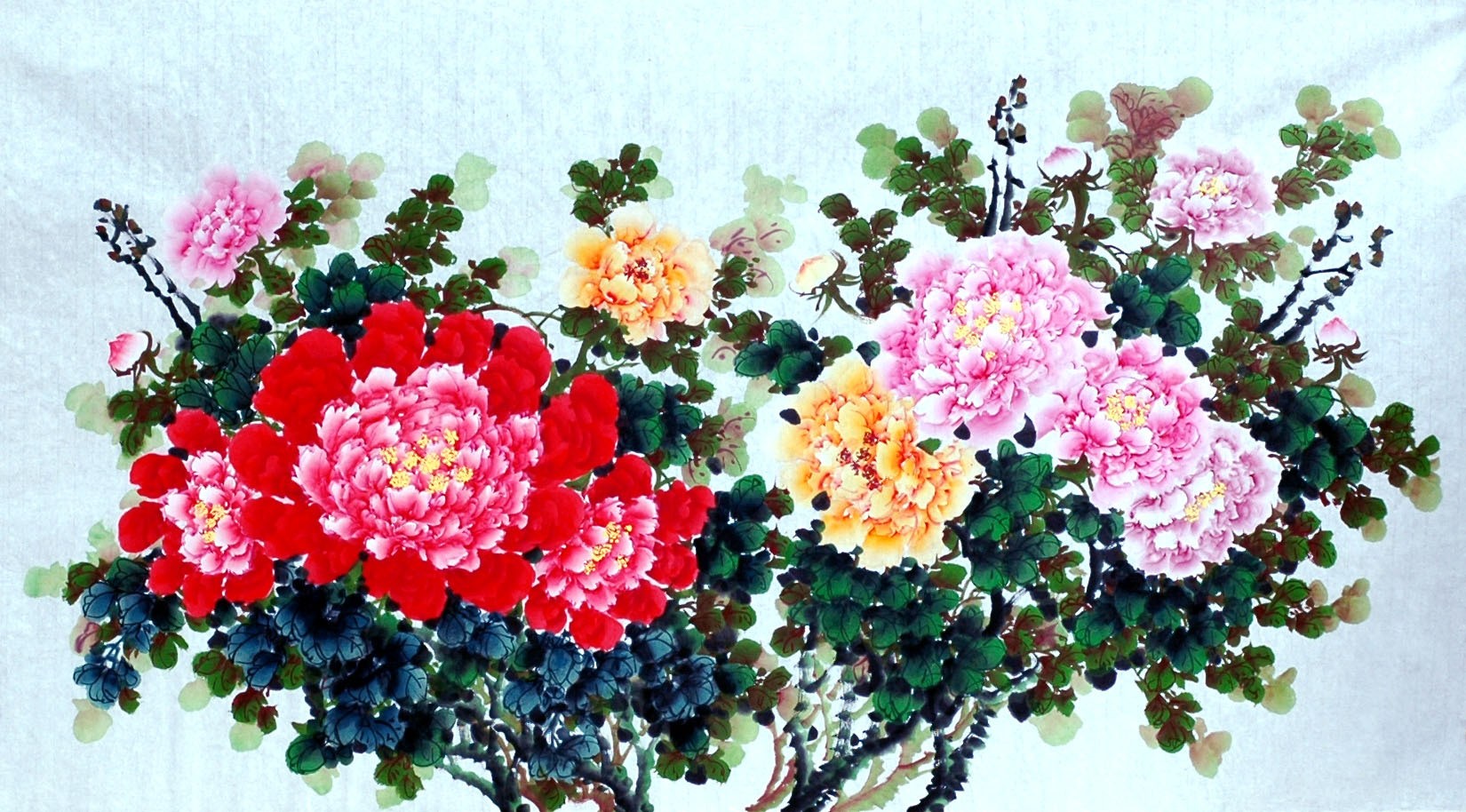 Chinese Peony Painting - CNAG010022