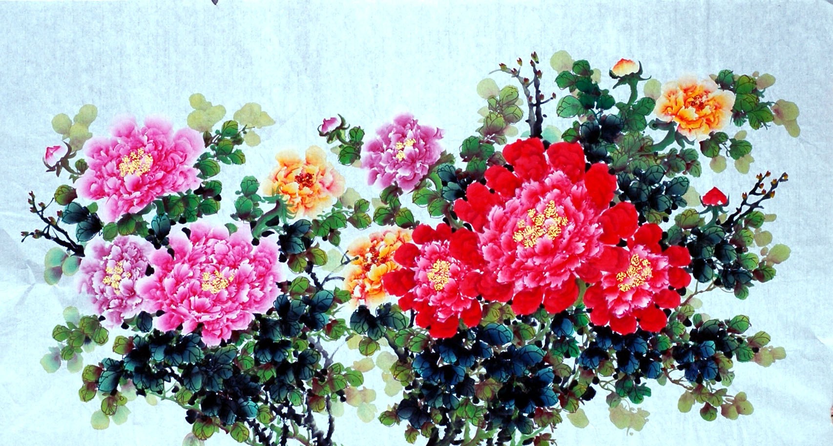 Chinese Peony Painting - CNAG010023