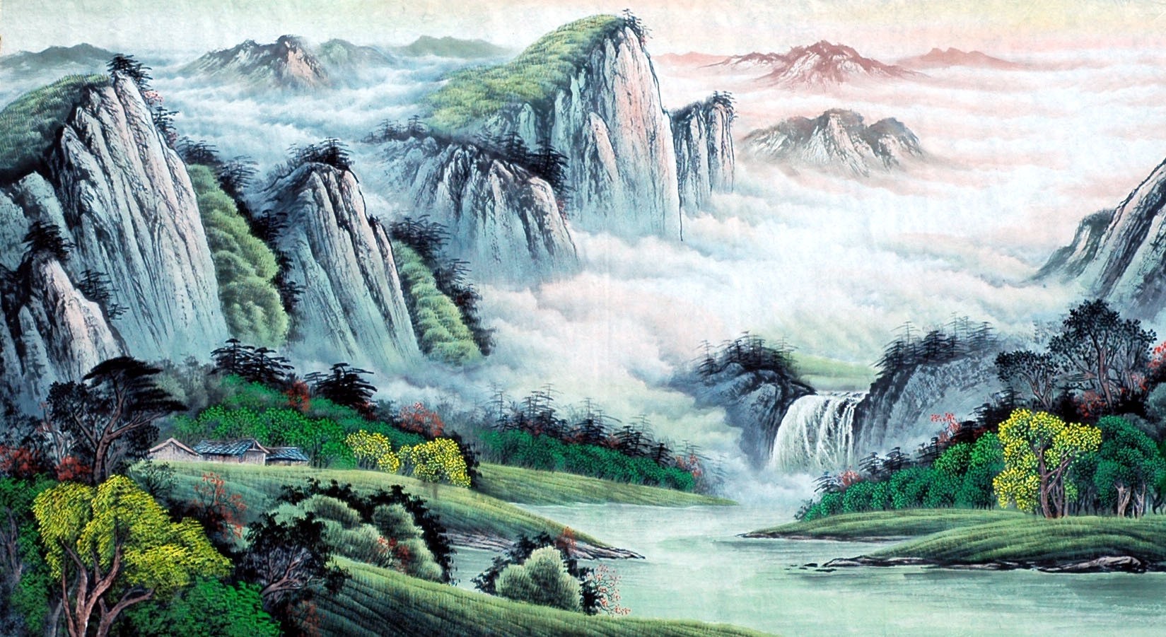 Chinese Landscape Painting - CNAG010026