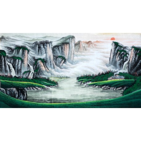 Chinese Landscape Painting - CNAG010028