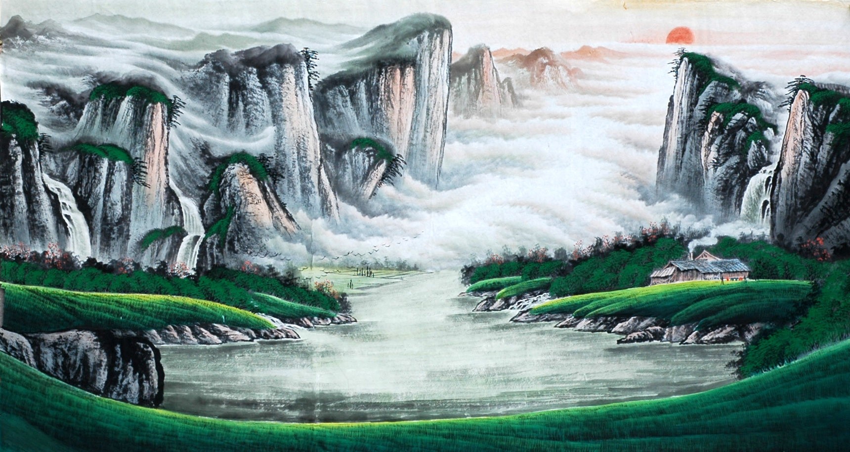 Chinese Landscape Painting - CNAG010028