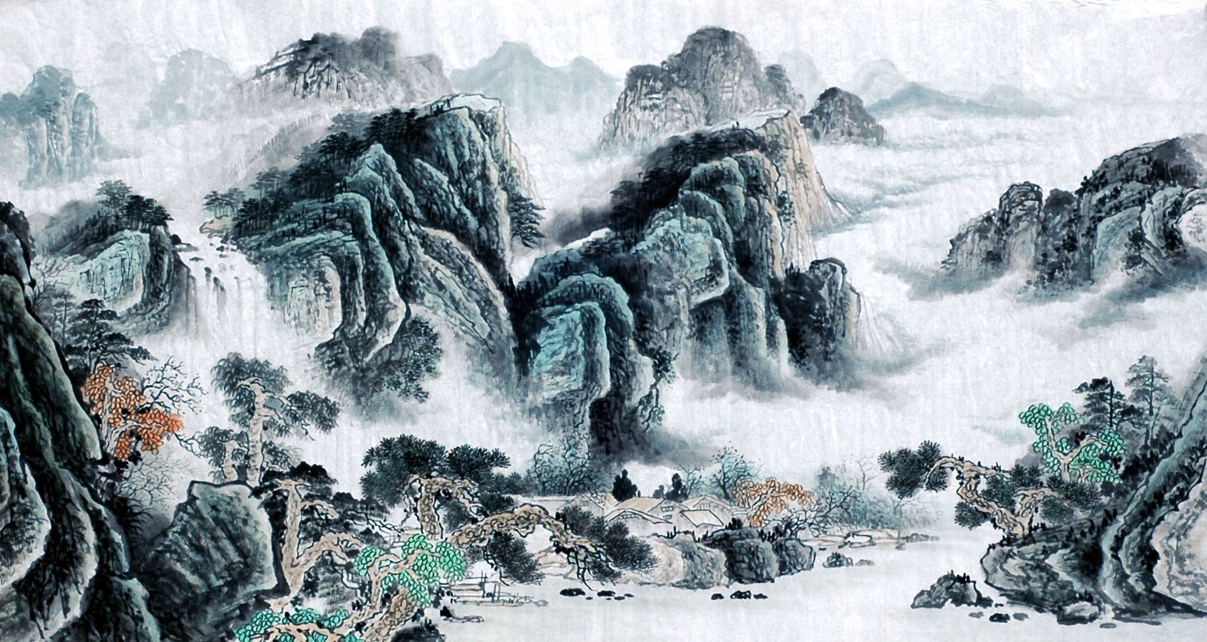 Chinese Landscape Painting - CNAG010029