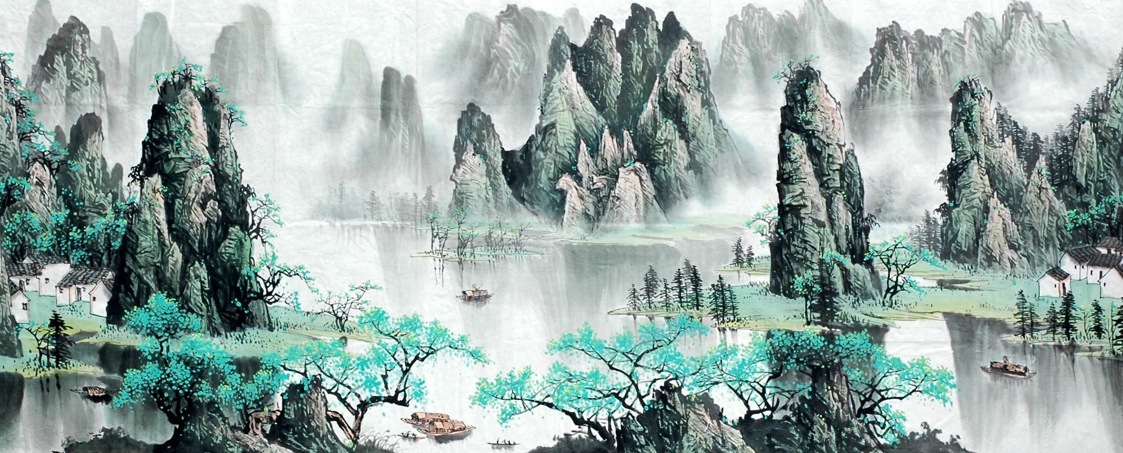 Chinese Landscape Painting - CNAG010031