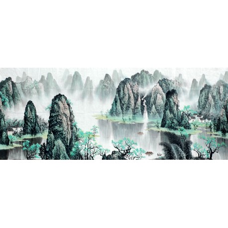 Chinese Landscape Painting - CNAG010032