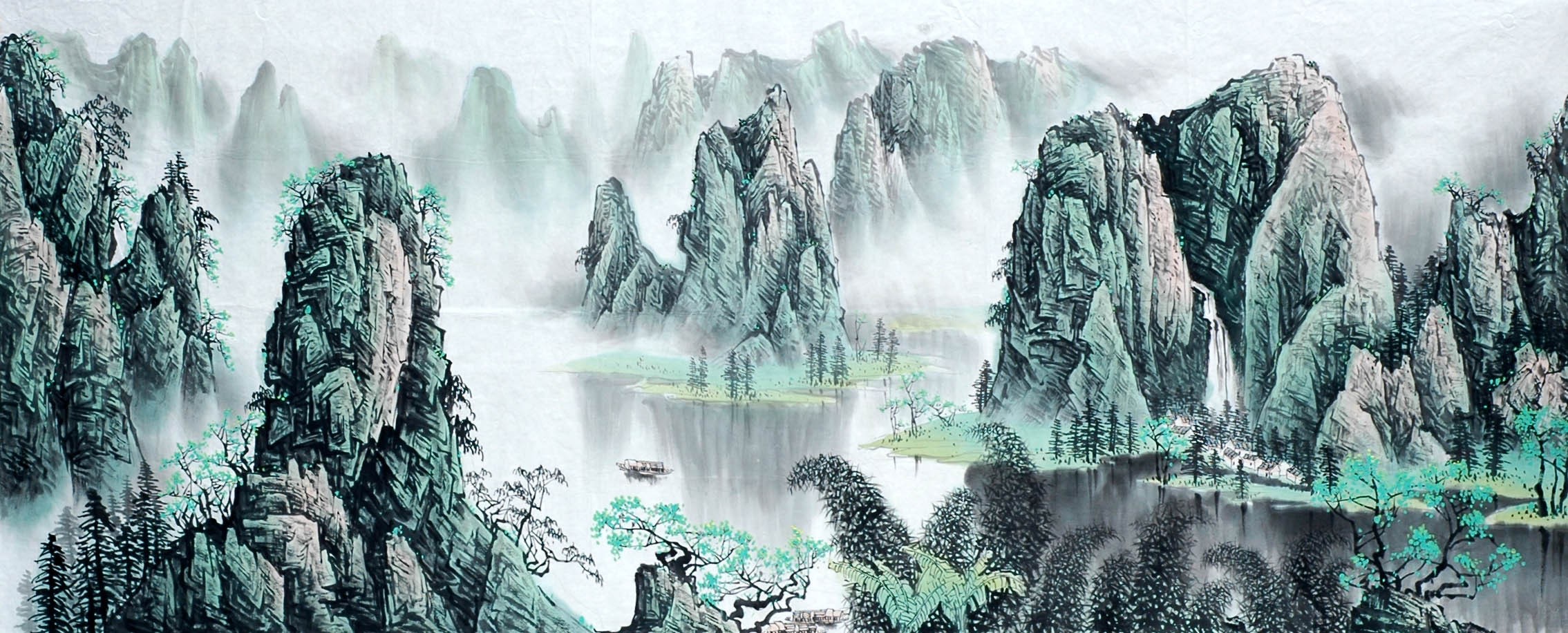 Chinese Landscape Painting - CNAG010033
