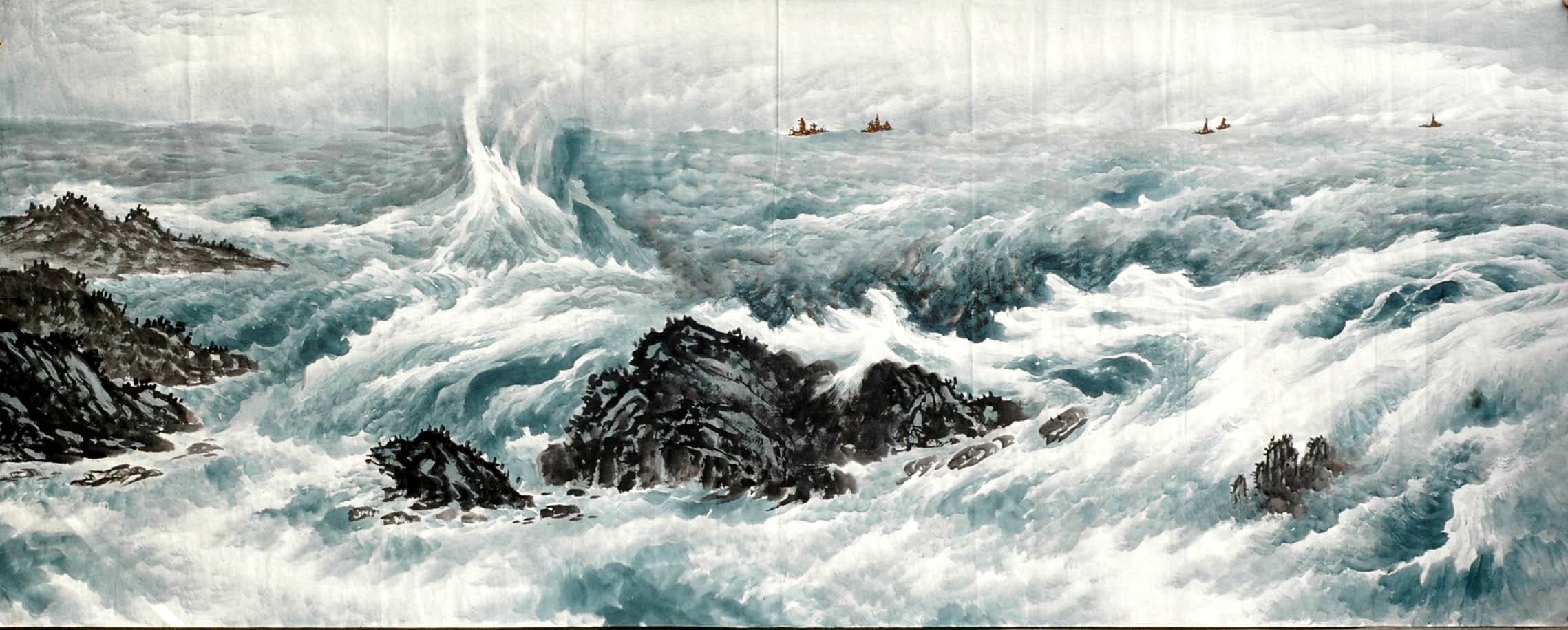 Chinese Sea Painting - CNAG010038