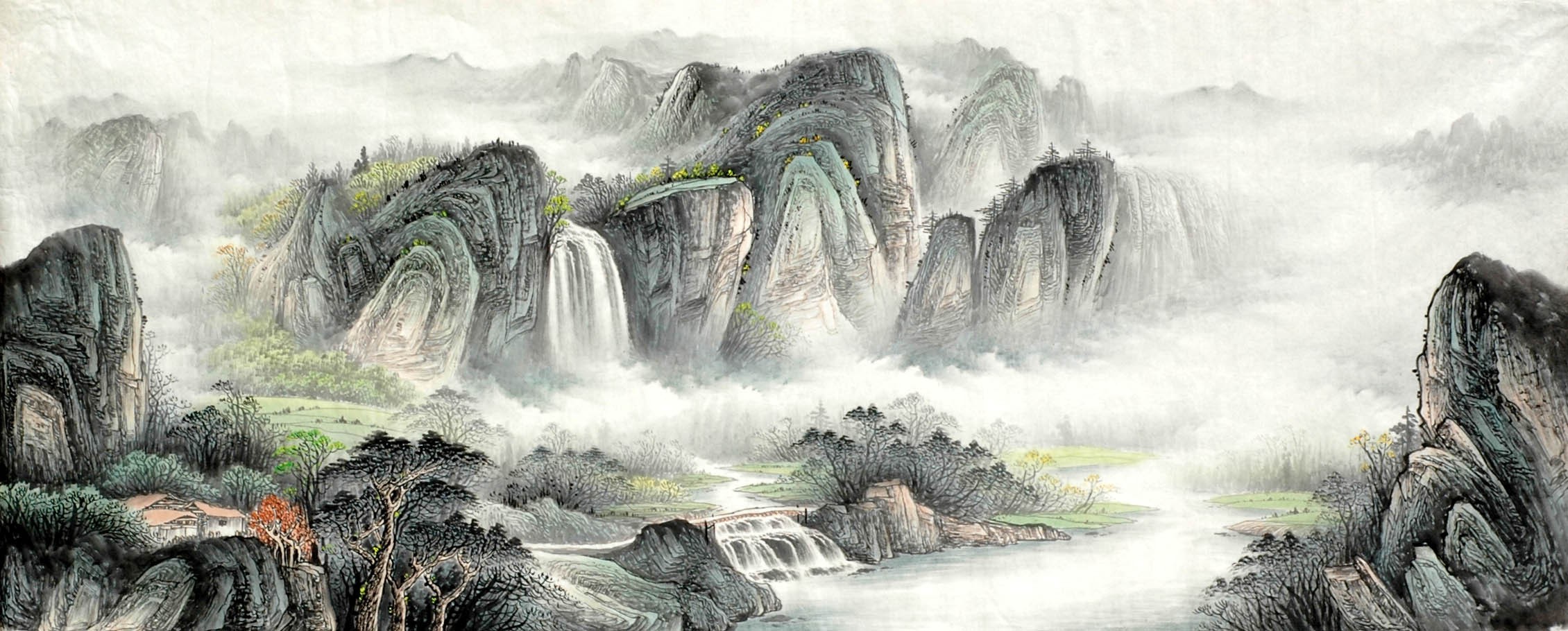 Chinese Landscape Painting - CNAG010040