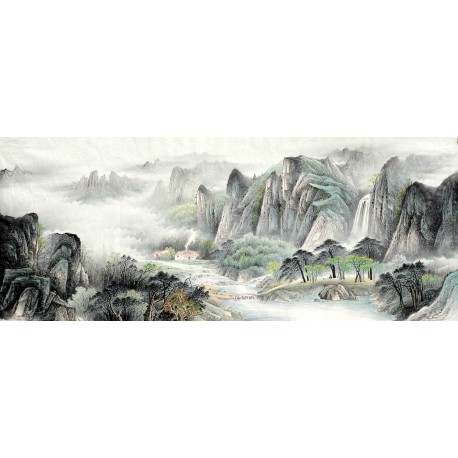 Chinese Landscape Painting - CNAG010043