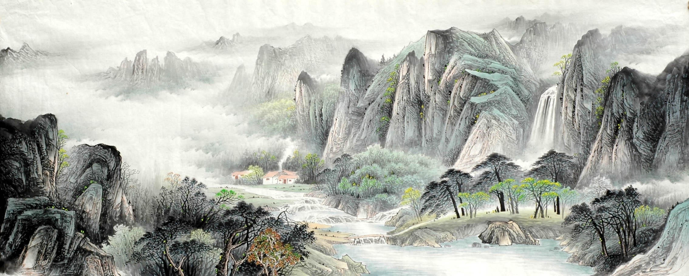 Chinese Landscape Painting - CNAG010043