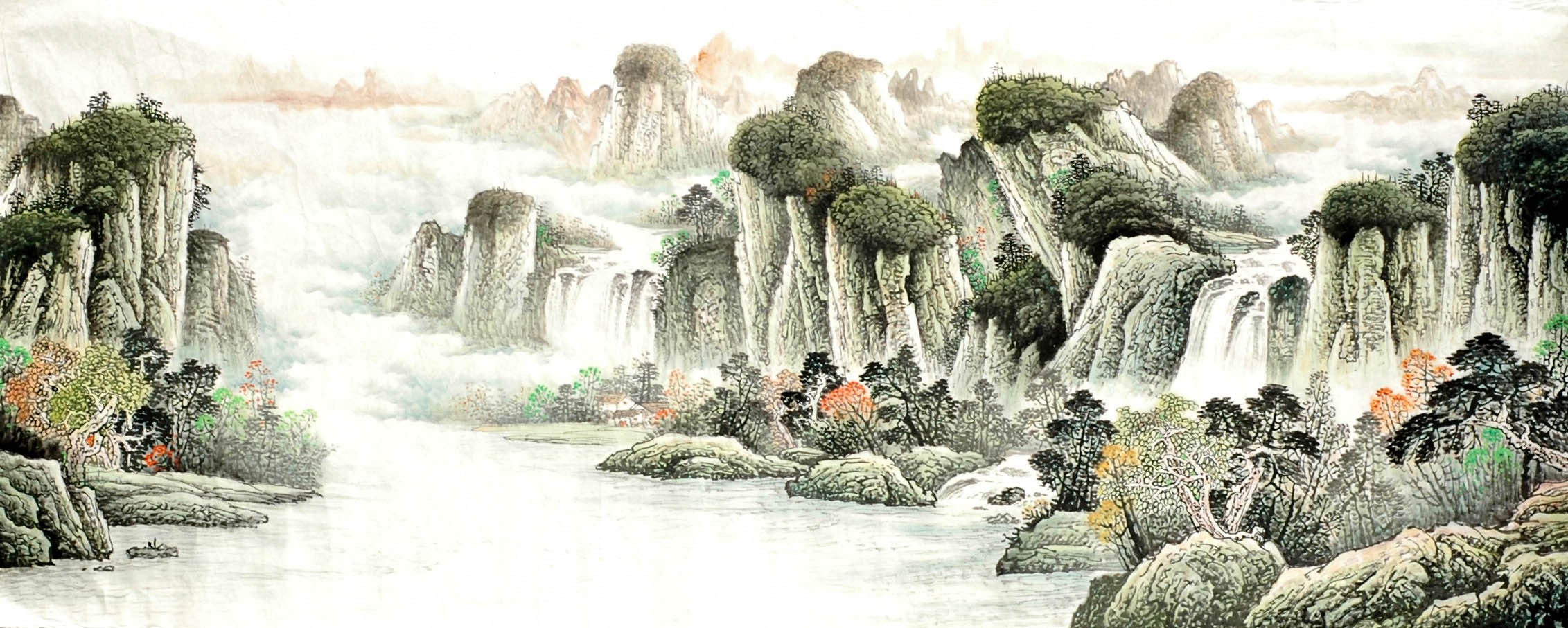 Chinese Landscape Painting - CNAG010044