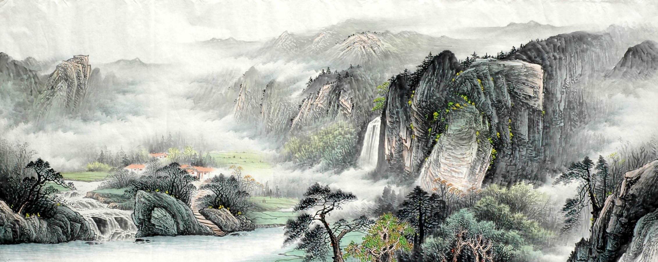 Chinese Landscape Painting - CNAG010045