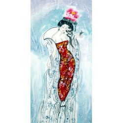 Chinese Beautiful Ladies Painting - CNAG010053