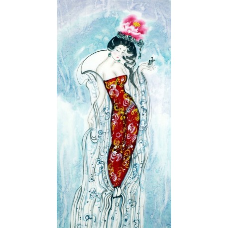 Chinese Beautiful Ladies Painting - CNAG010053