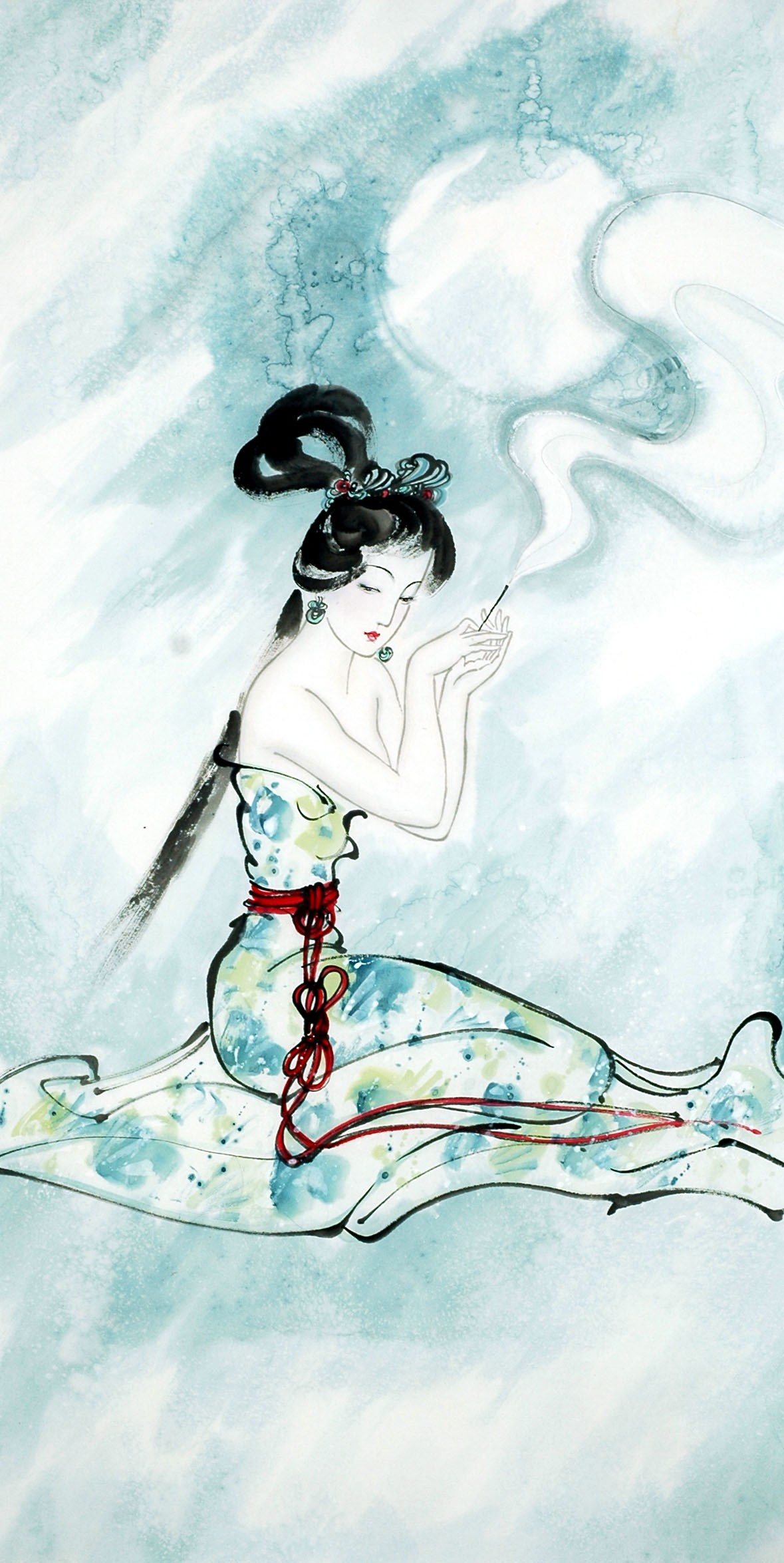 Chinese Beautiful Ladies Painting - CNAG010055