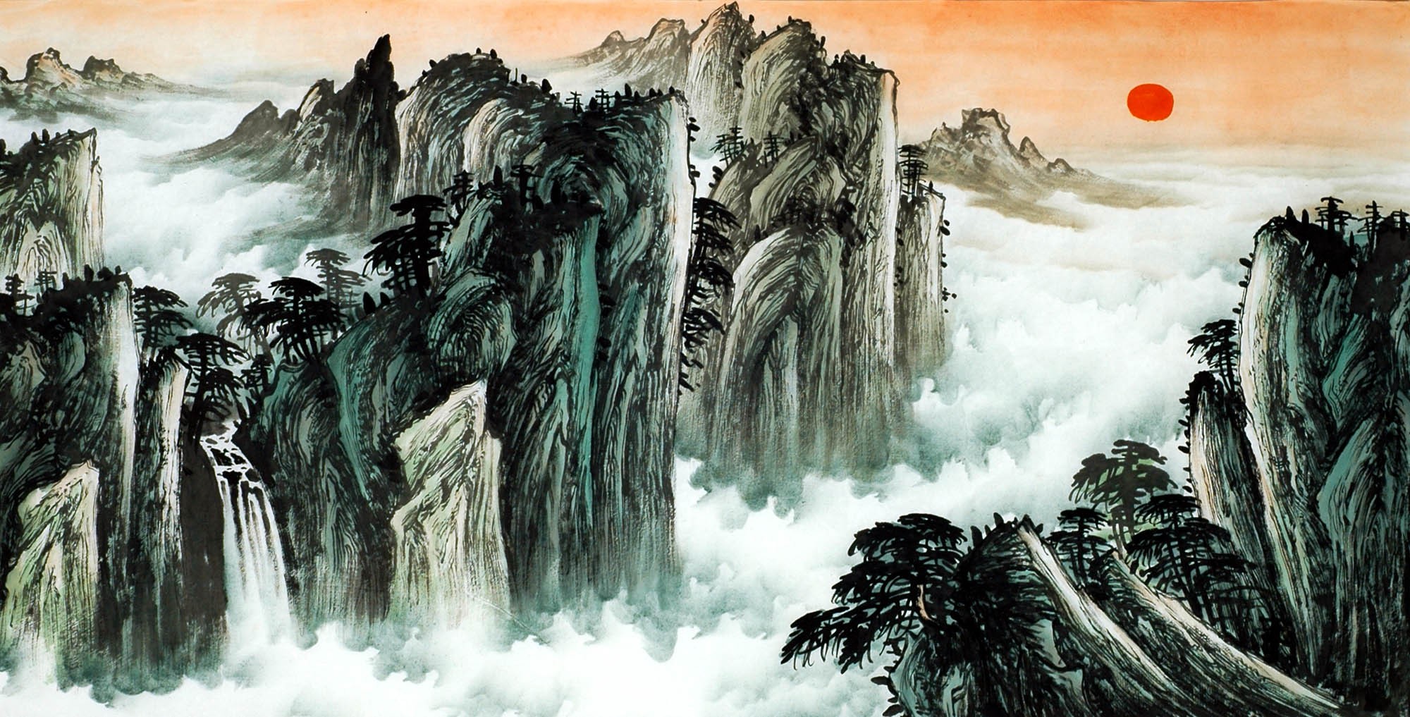 Chinese Landscape Painting - CNAG010056