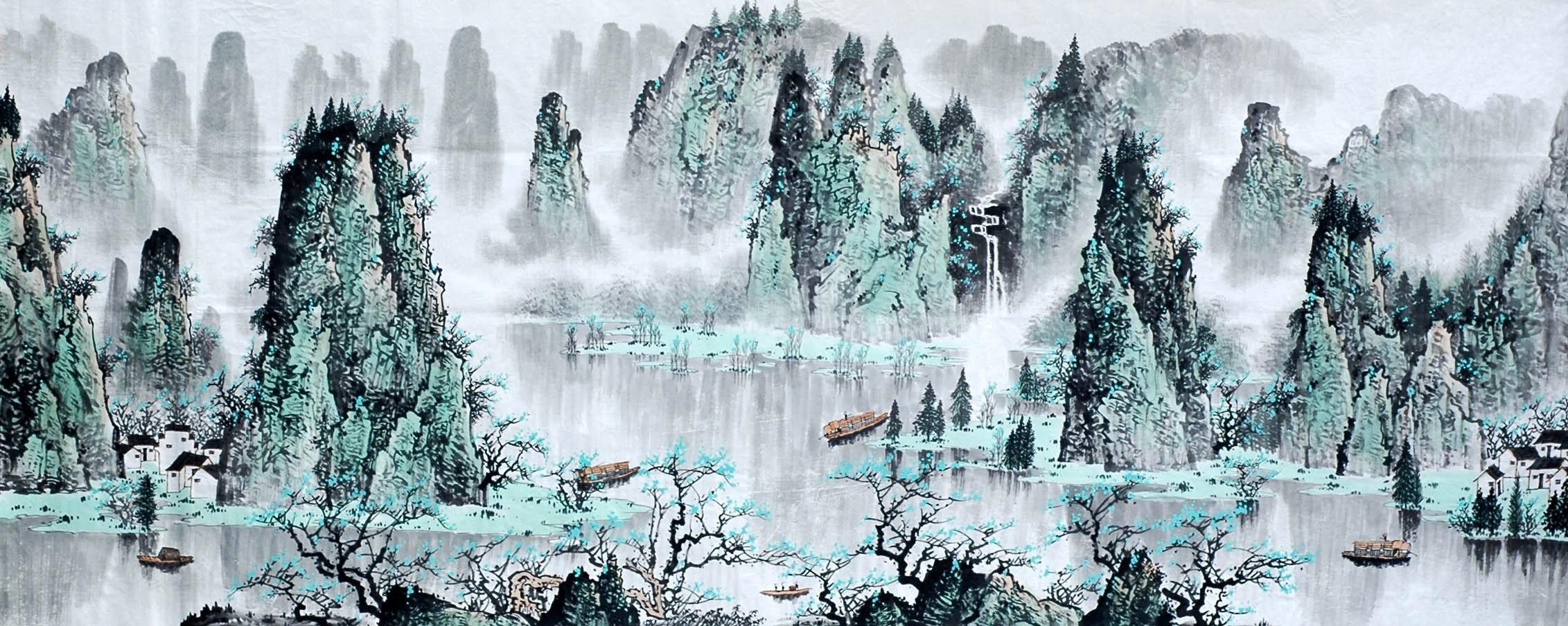 Chinese Landscape Painting - CNAG010057