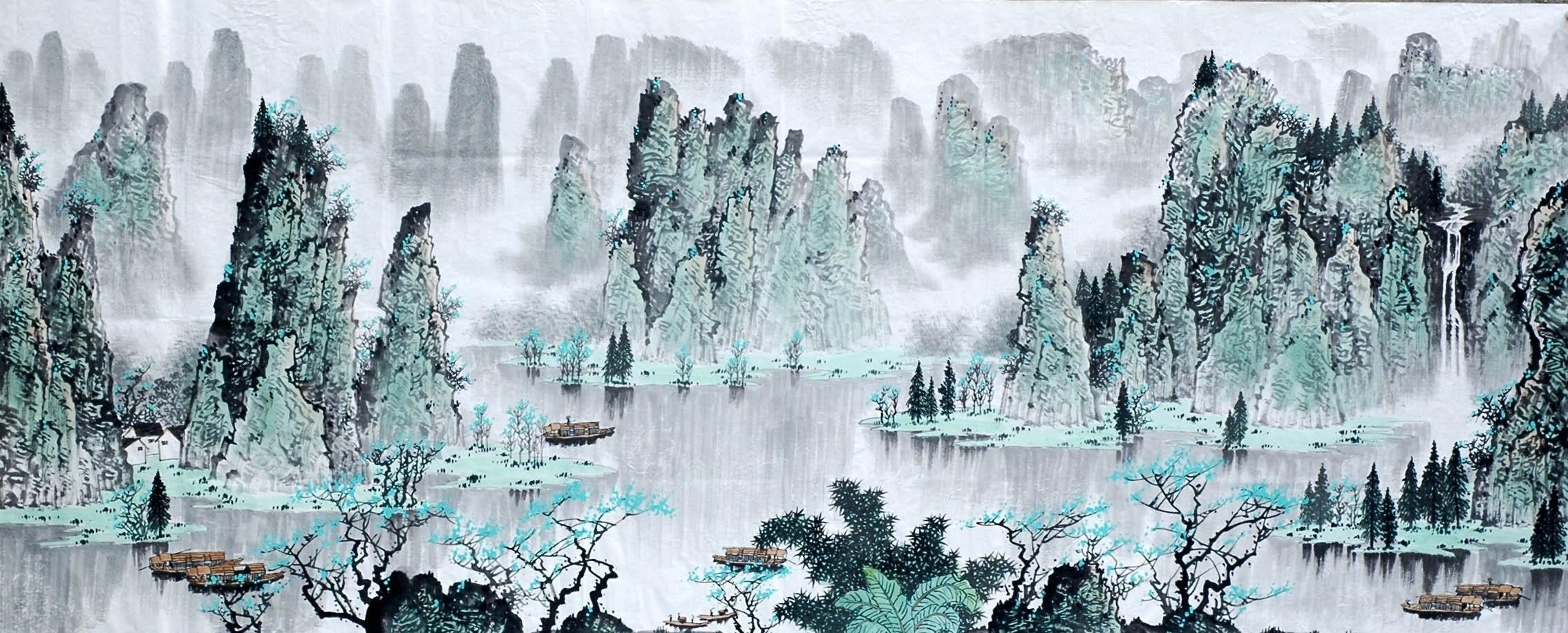 Chinese Landscape Painting - CNAG010058