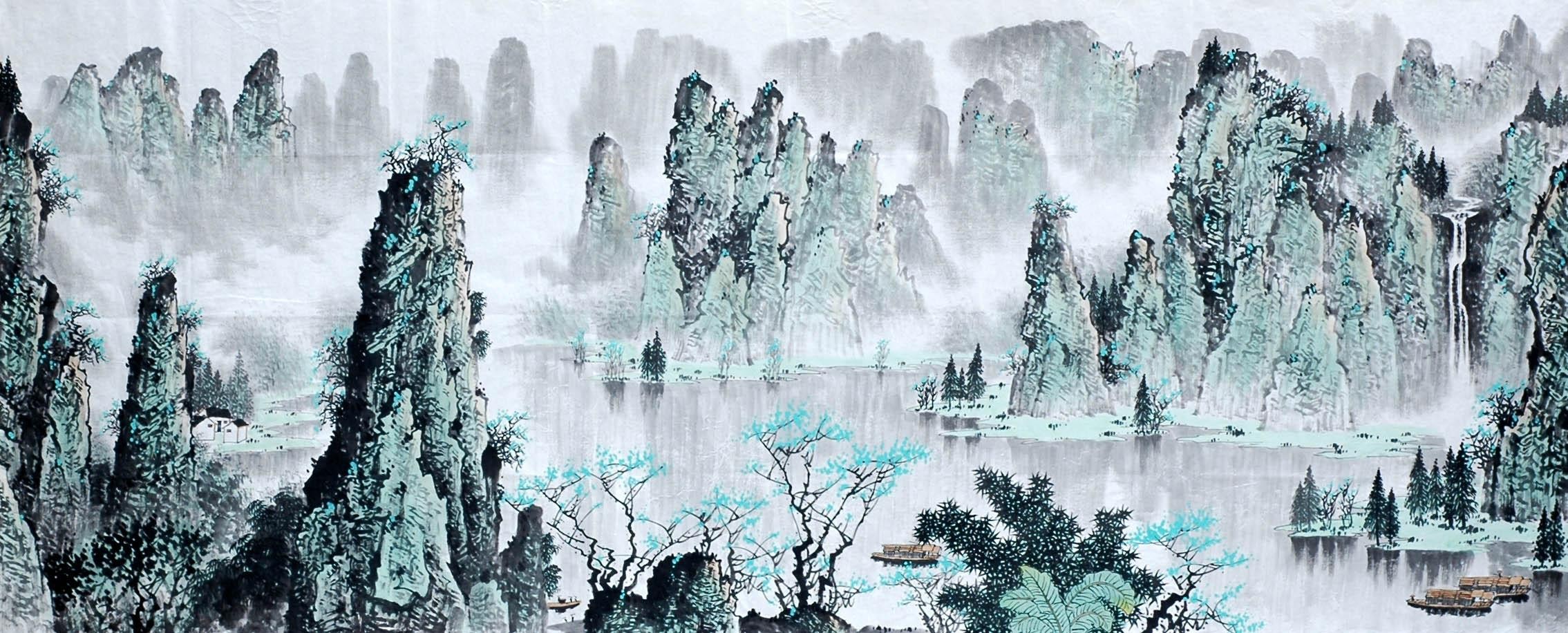 Chinese Landscape Painting - CNAG010059