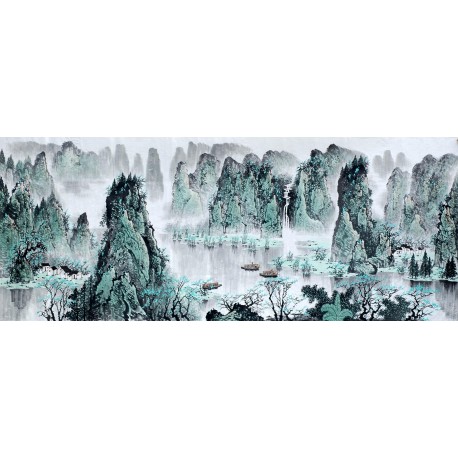 Chinese Landscape Painting - CNAG010060