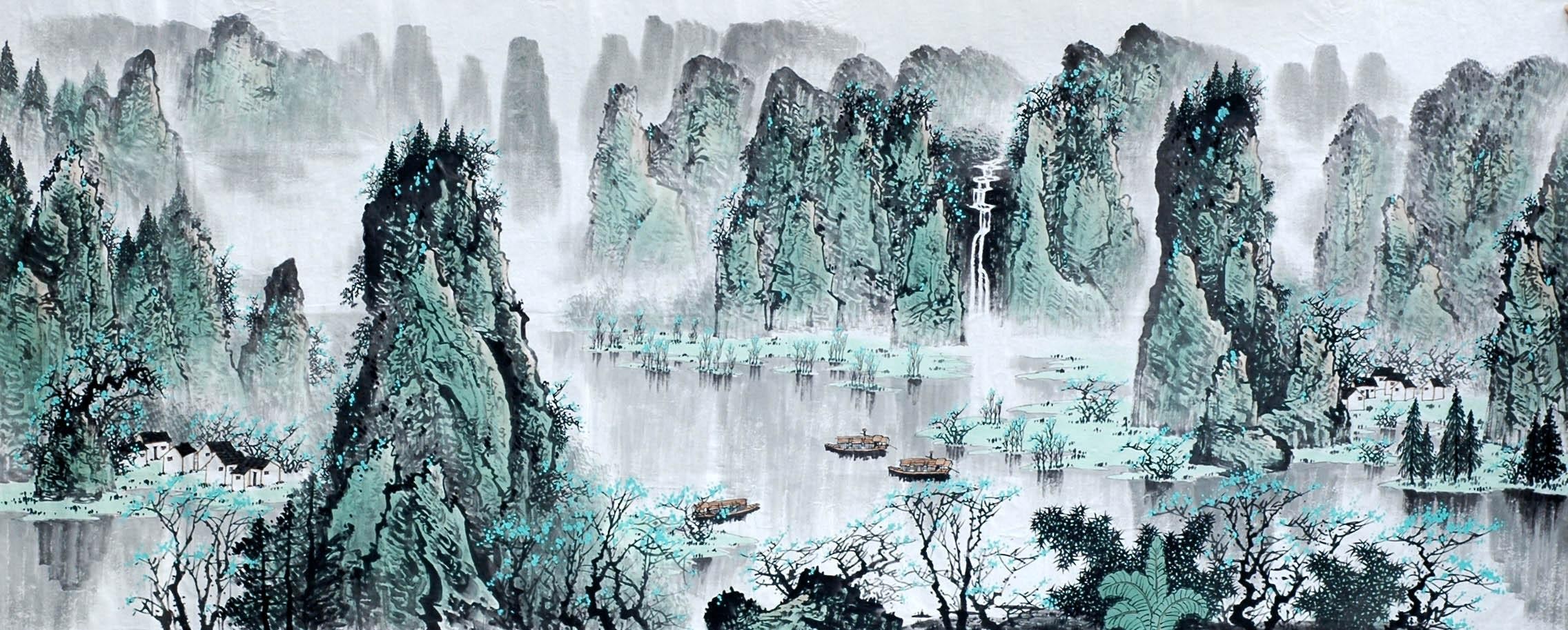 Chinese Landscape Painting - CNAG010060