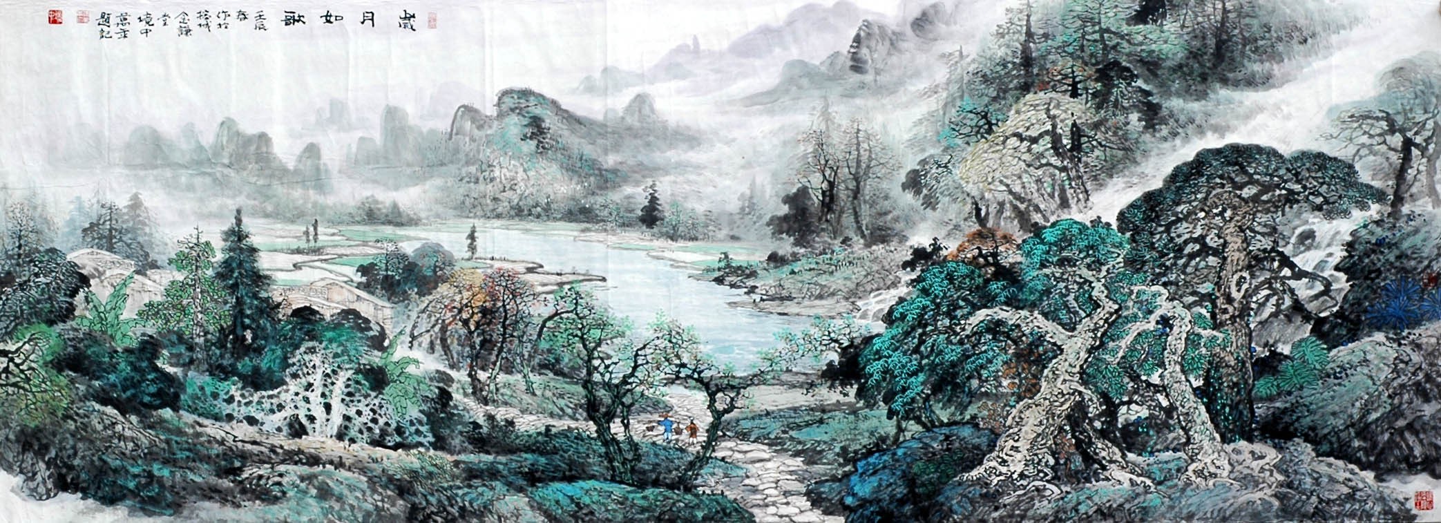 Chinese Landscape Painting - CNAG010063