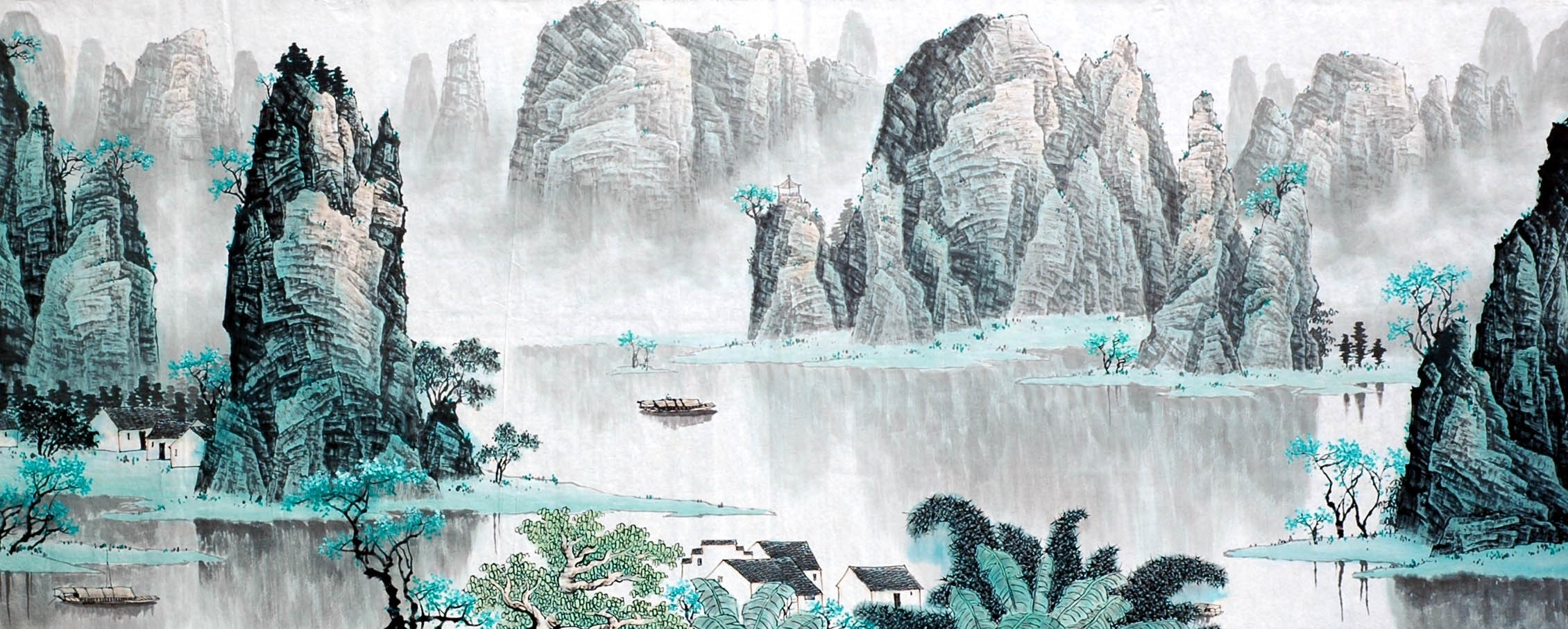 Chinese Landscape Painting - CNAG010073