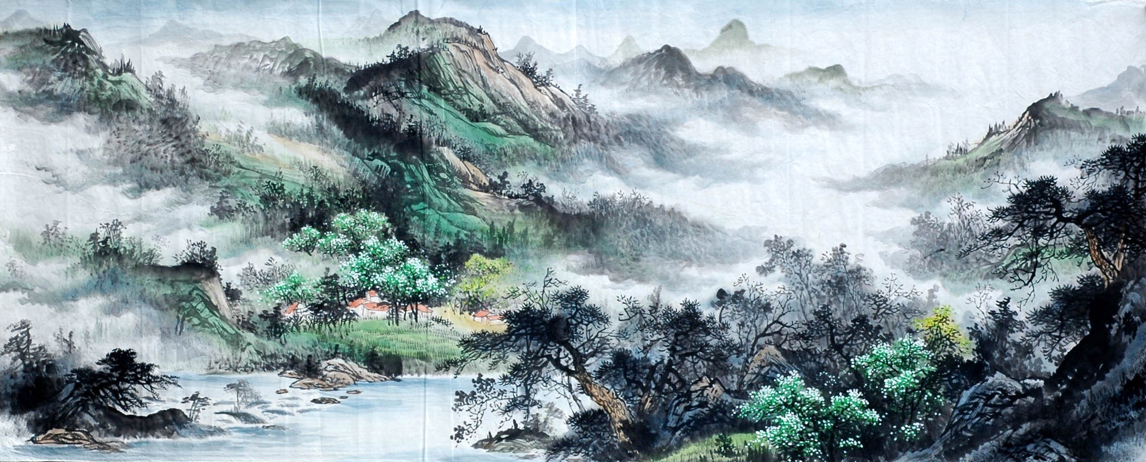 Chinese Landscape Painting - CNAG010074