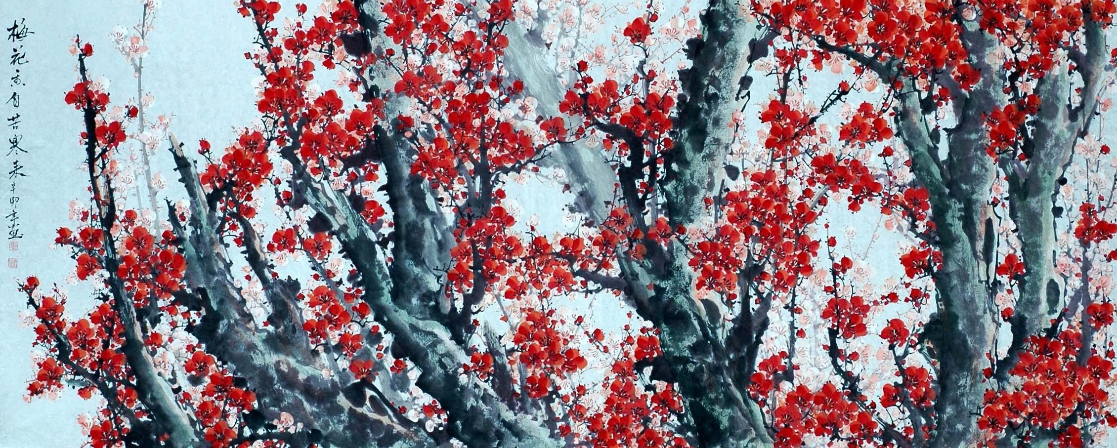 Chinese Plum Painting - CNAG010076