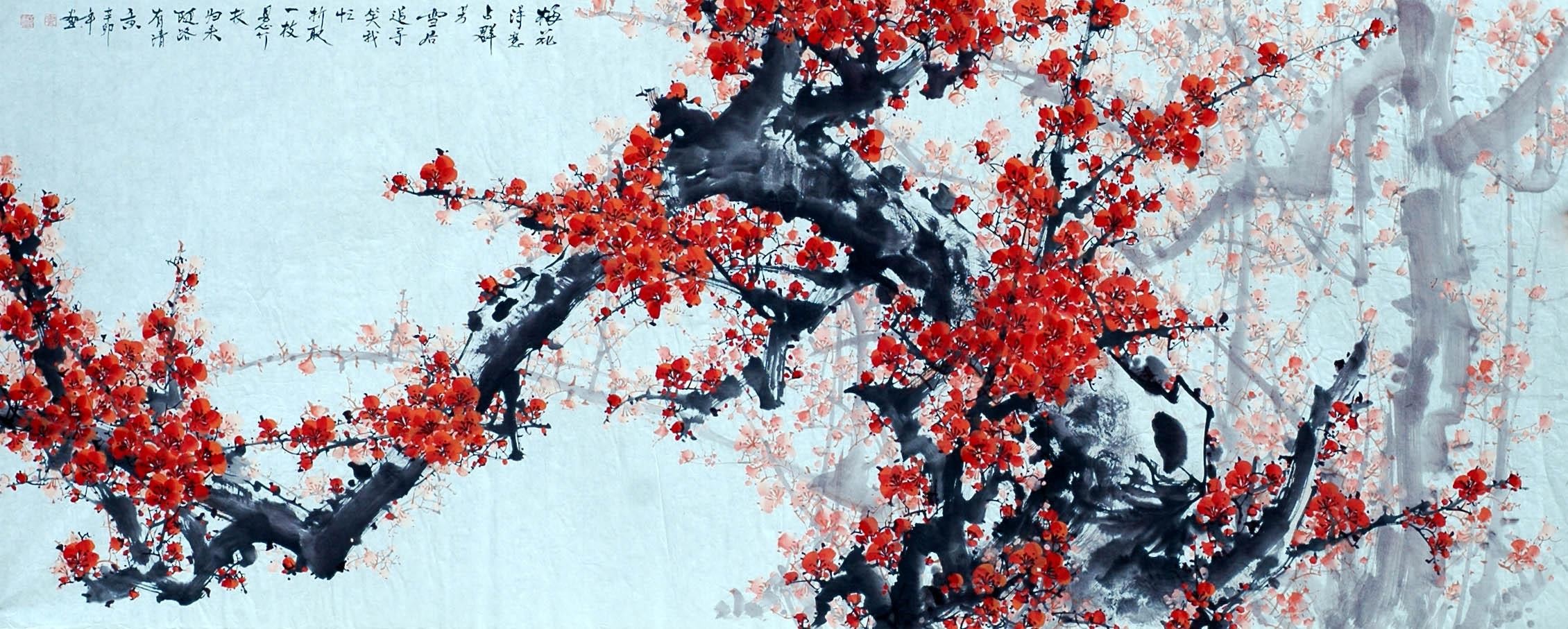 Chinese Plum Painting - CNAG010077
