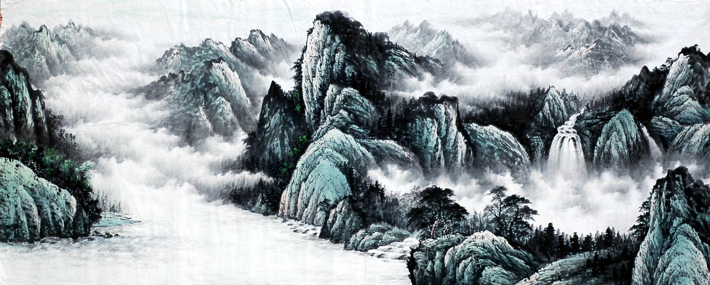 Chinese Landscape Painting - CNAG010081