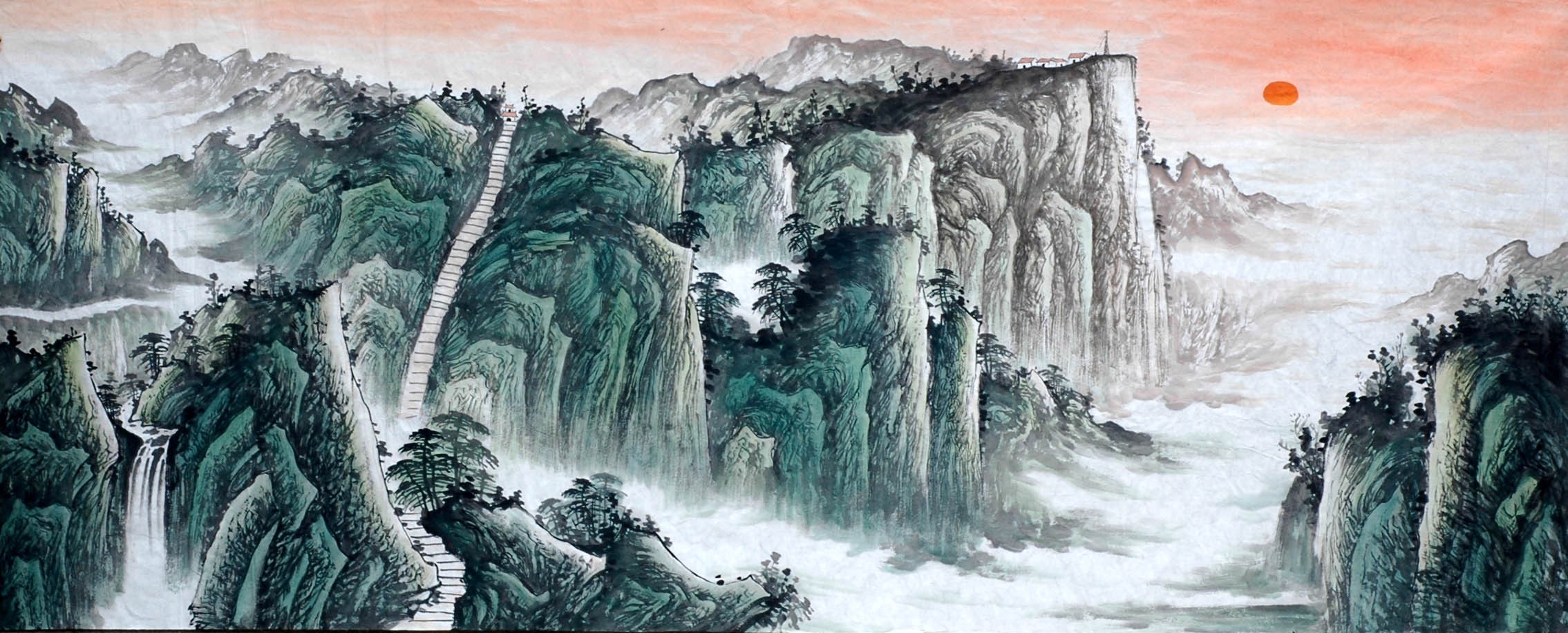 Chinese Landscape Painting - CNAG010082