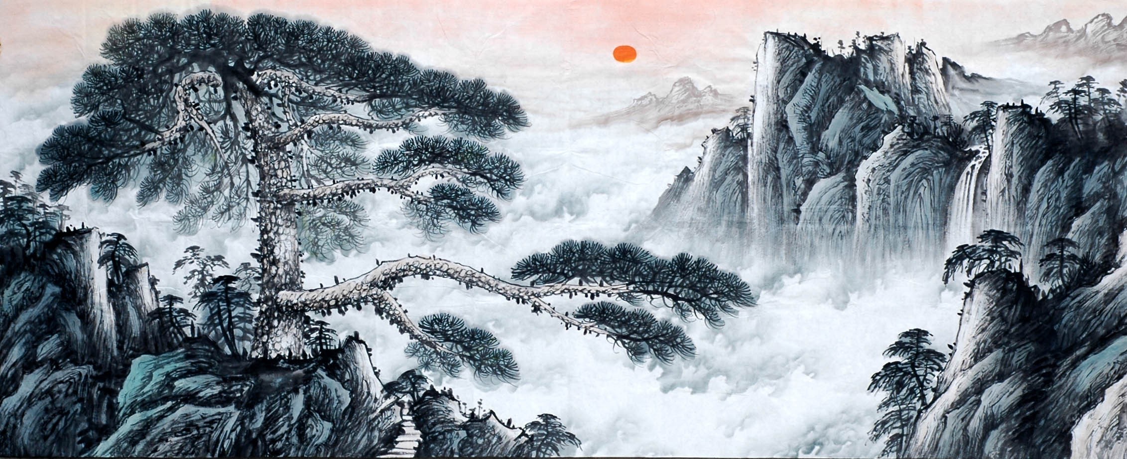 Chinese Landscape Painting - CNAG010083