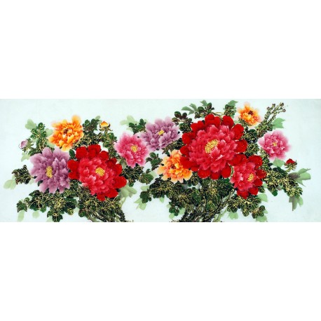 Chinese Peony Painting - CNAG010087
