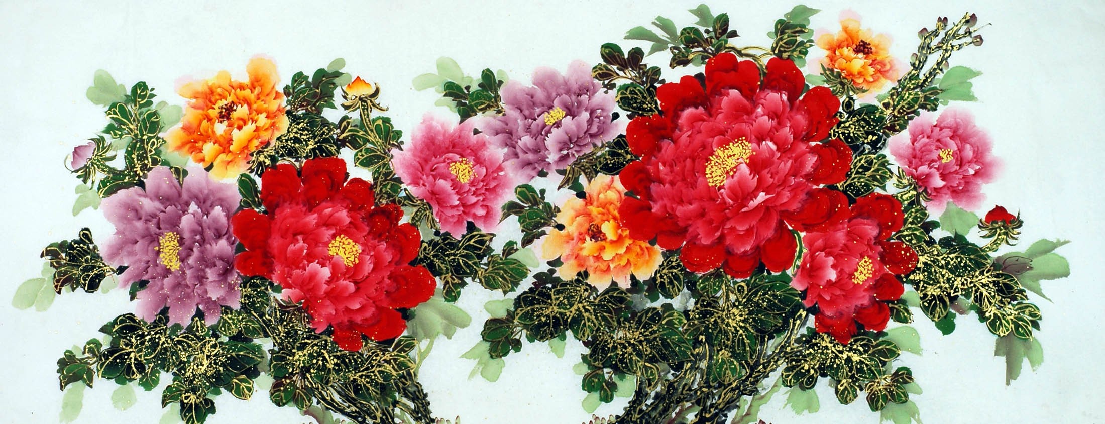 Chinese Peony Painting - CNAG010087