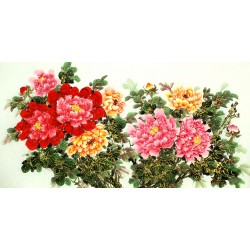 Chinese Peony Painting - CNAG010088