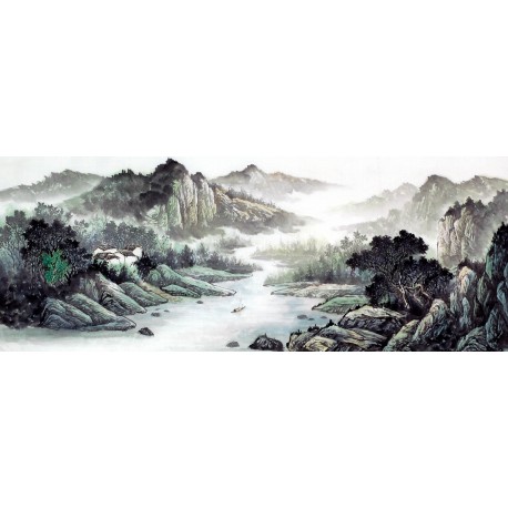 Chinese Landscape Painting - CNAG010092